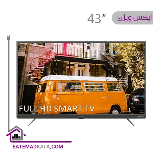 تلویزیون ال ای دی ایکس ویژن مدل 43XT745 سایز 43 اینچ