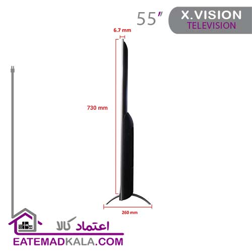 تلویزیون ال ای دی  ایکس ویژن مدل 55XTU835 سایز 55 اینچ