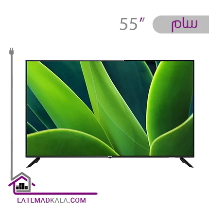 تلویزیون ال ای دی هوشمند سام الکترونیک مدل 55TU7500 سایز 55 اینچ