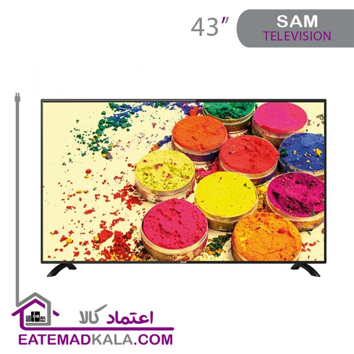 تلویزیون ال ای دی سام الکترونیک مدل 43T5100 سایز 43 اینچ