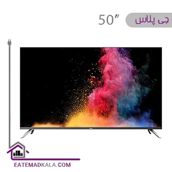 تلویزیون ال ای دی هوشمند جی پلاس مدل GTV-50RU764S سایز 50 اینچ
