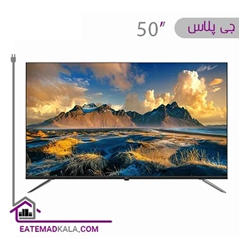 تلویزیون ال ای دی هوشمند جی پلاس مدل GTV-50RU768NY سایز 50 اینچ
