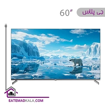 تلویزیون ال ای دی هوشمند جی پلاس مدل GTV-60SU768N سایز 60 اینچ