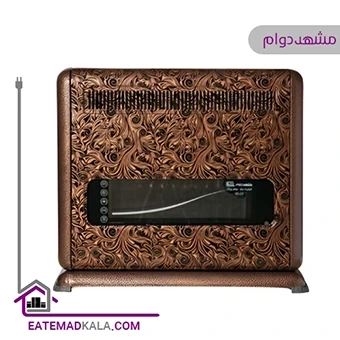 بخاری گازی مشهد دوام مدل MD12 گرافیک