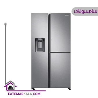 یخچال فریزر ساید بای ساید سامسونگ مدل RS80T5190SL/SG